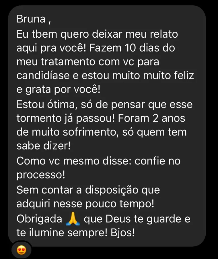 Depoimento de aluna