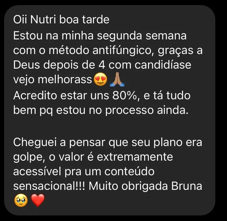 Depoimento de aluna
